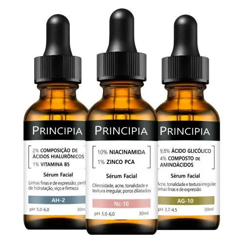 KIT NIACINAMIDA + HIALURÔNICOS + GLICÓLICO
